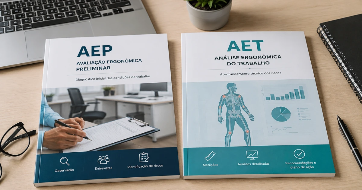 AEP ou AET: entenda quando a avaliação ergonômica precisa ser aprofundada